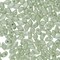 Mini GemDuo 2-Hole Diamond Shaped Bead, Chalk Green Luster Light, 7.5 grams